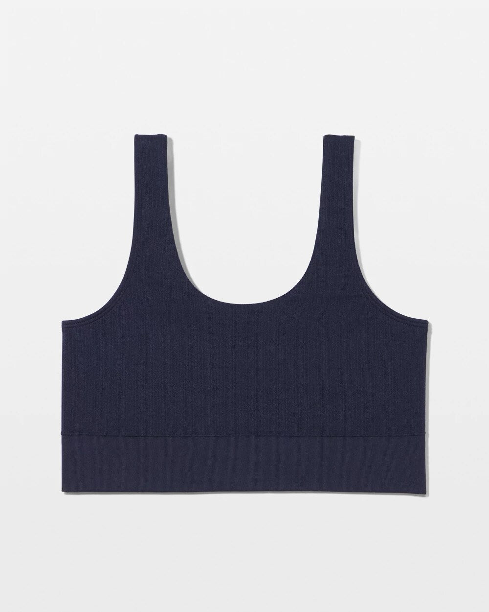 NIGHTFALL NAVY - Seamless Rib Bralette | Soma