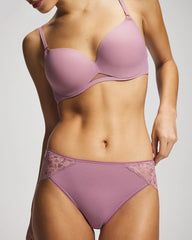 BEACH PLUM - High-Leg Panty With Signature Lace | Soma