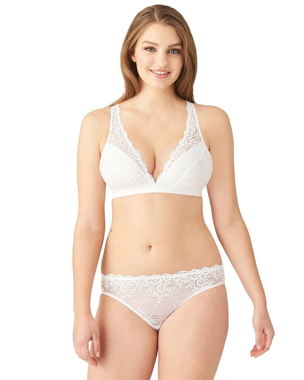 DELICIOUS WHITE - Embrace Lace Soft Cup Bra | Soma