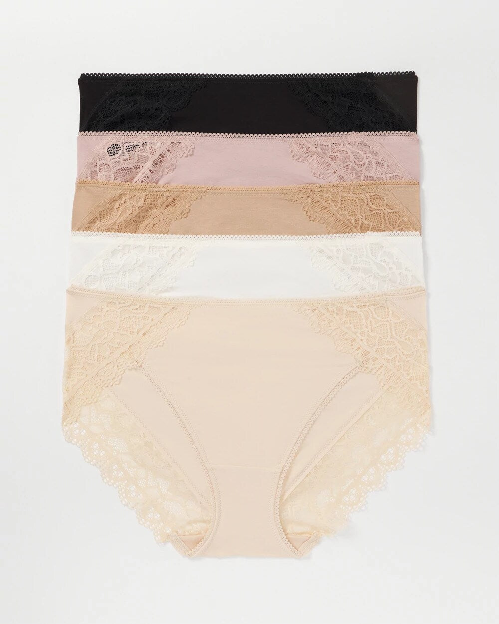 BASIC MULTI PACK - Lace High-Leg 5 Pack | Soma