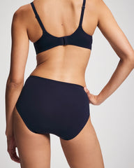 NIGHTFALL NAVY - Cotton High Leg Panty | Soma