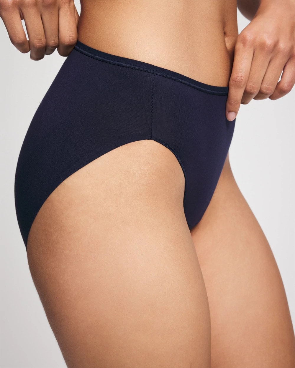 NIGHTFALL NAVY - Cotton High Leg Panty | Soma