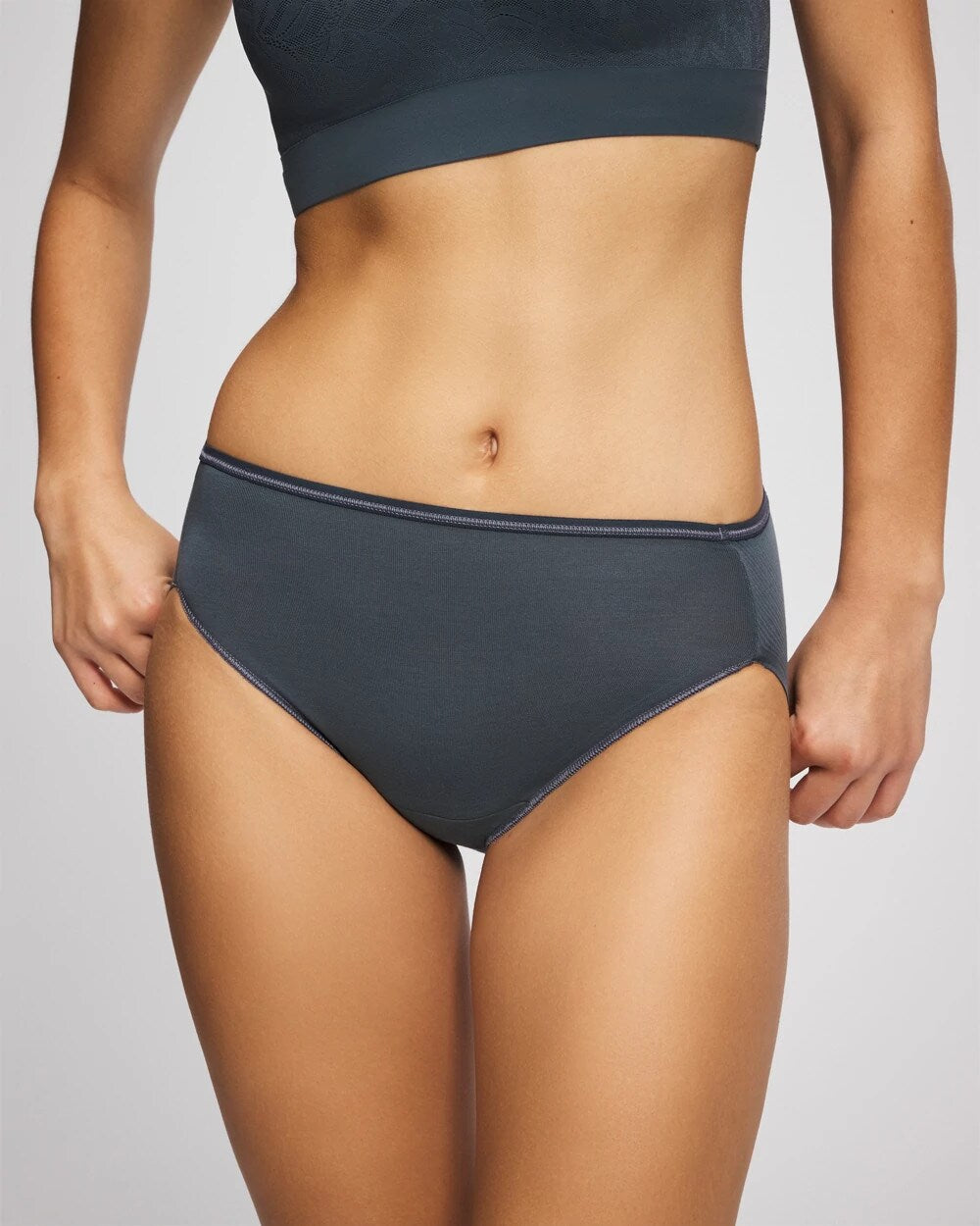 PETROL - Cotton High Leg Panty | Soma