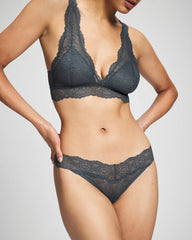 PETROL - Embraceable Thong Panty with Crochet Lace | Soma