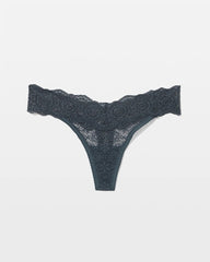PETROL - Embraceable Thong Panty with Crochet Lace | Soma