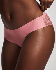 ANTIQUE PINK - Cheeky Hipster Panty with Lace Back | Soma
