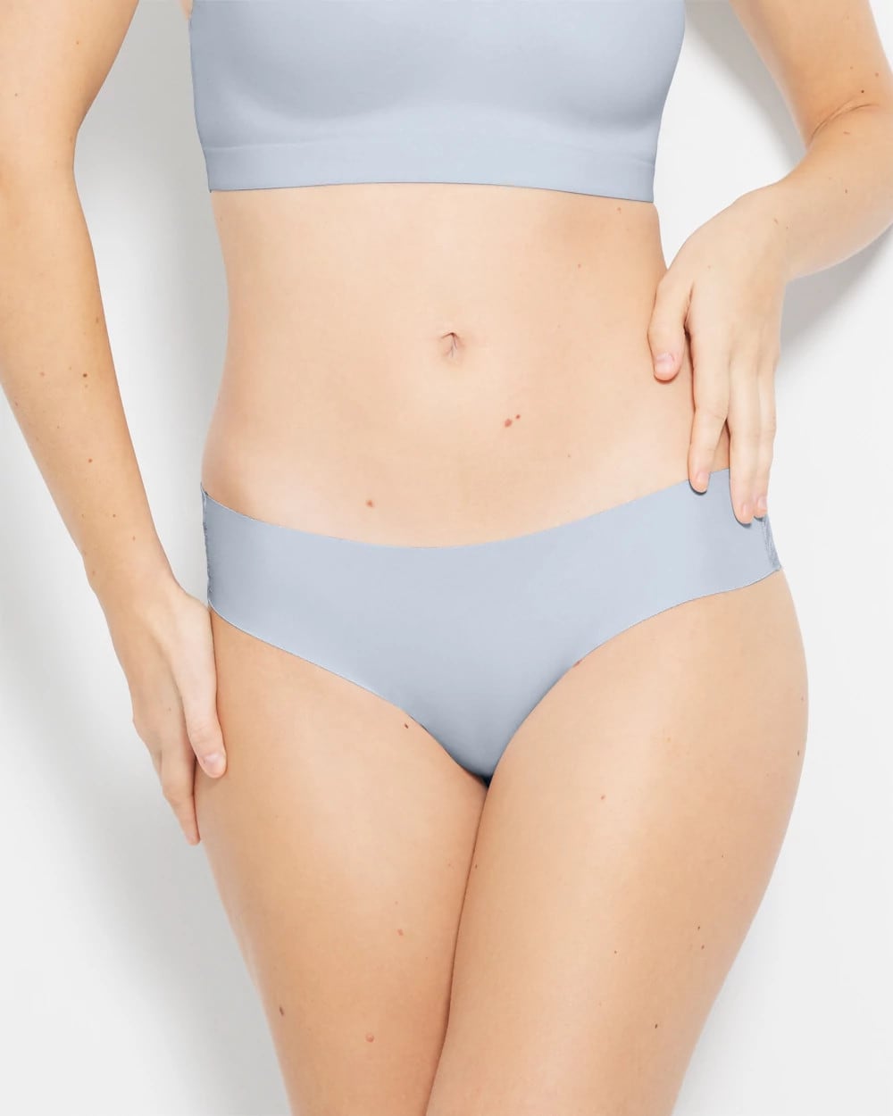 BLUE MIST - Cheeky Hipster Panty with Lace Back | Soma