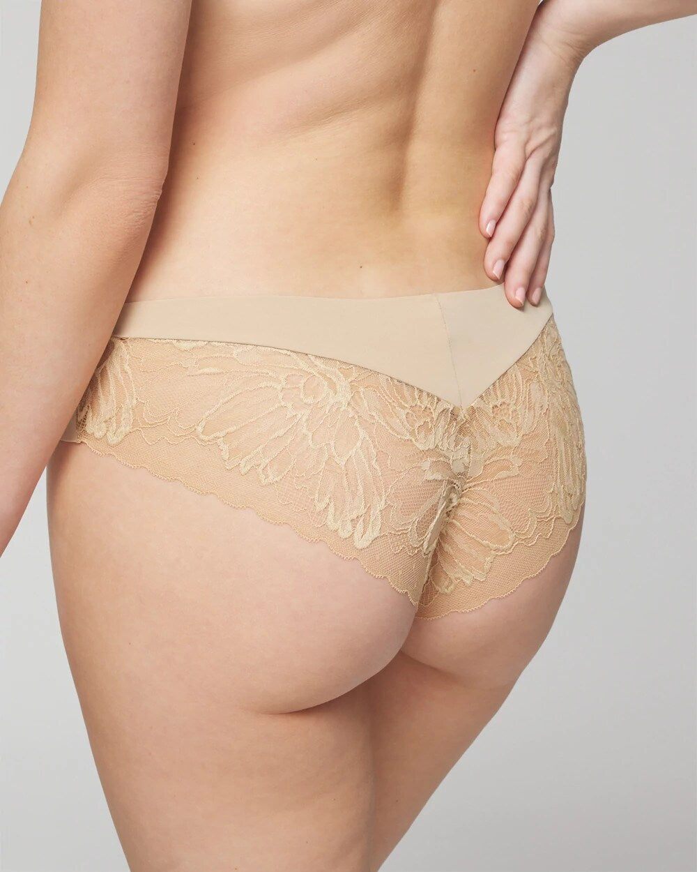 WARM AMBER - Cheeky Hipster Panty with Lace Back | Soma