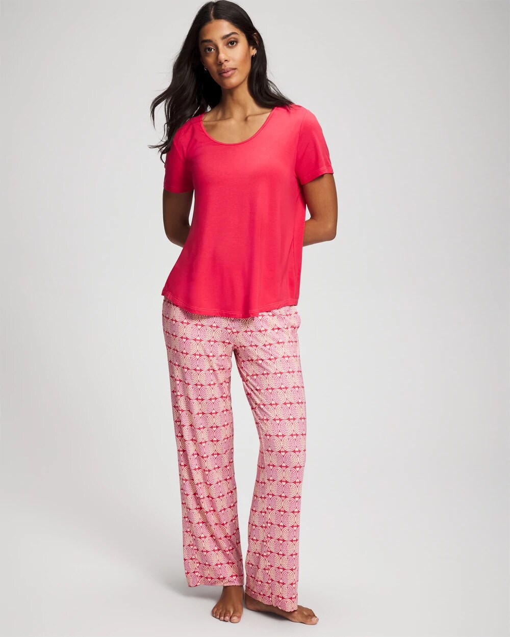TRUE LOVE HEARTS DESIRE - Short Sleeve + Pant Pajama Set | Soma