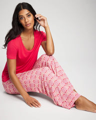 TRUE LOVE HEARTS DESIRE - Short Sleeve + Pant Pajama Set | Soma