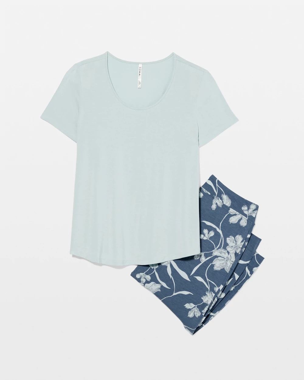 REFLECTION BLOOMS TAP - Short Sleeve + Pant Pajama Set | Soma