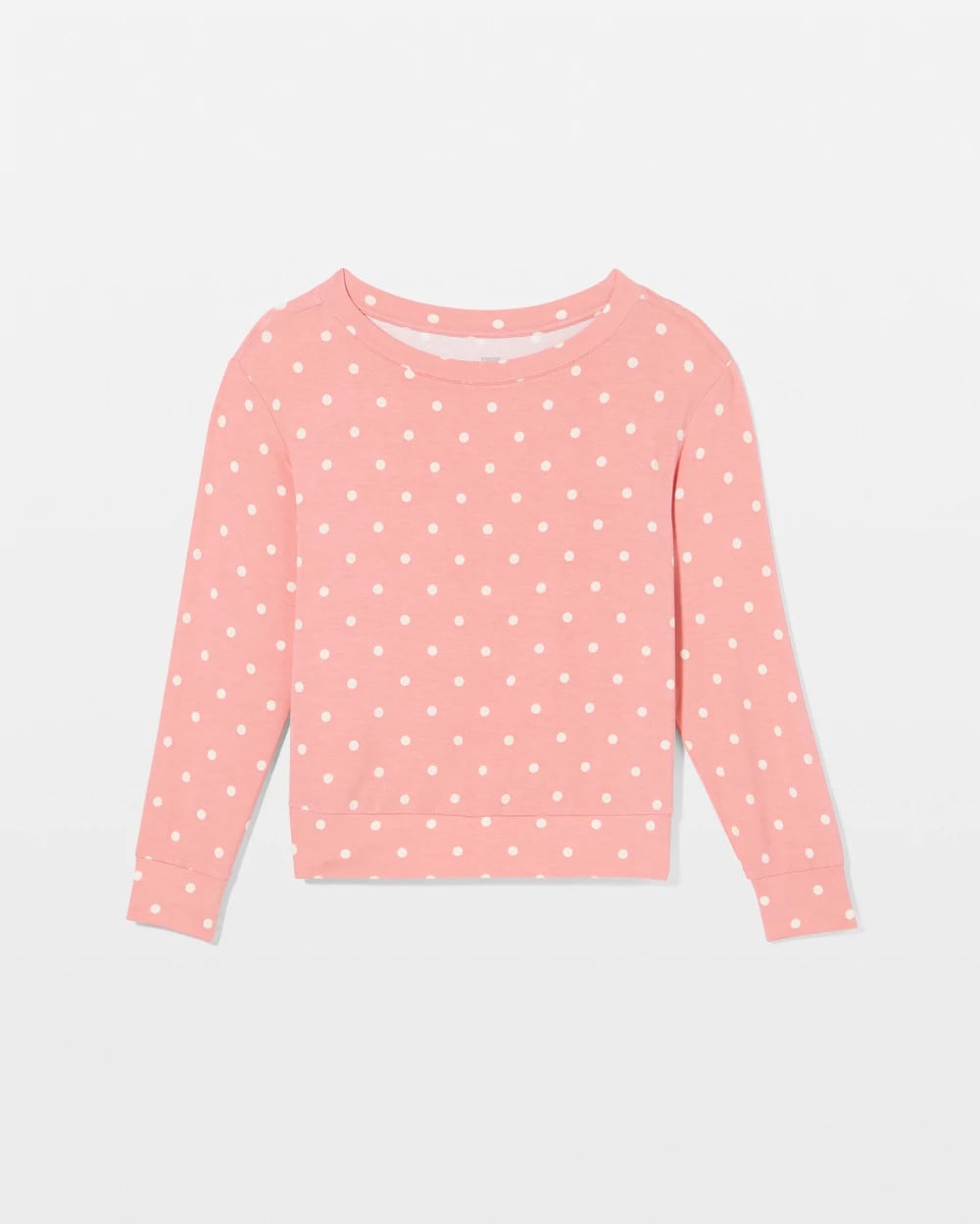 DREAMY DOT MID BLUSH PINK - Long-Sleeve Pajama Top | Soma
