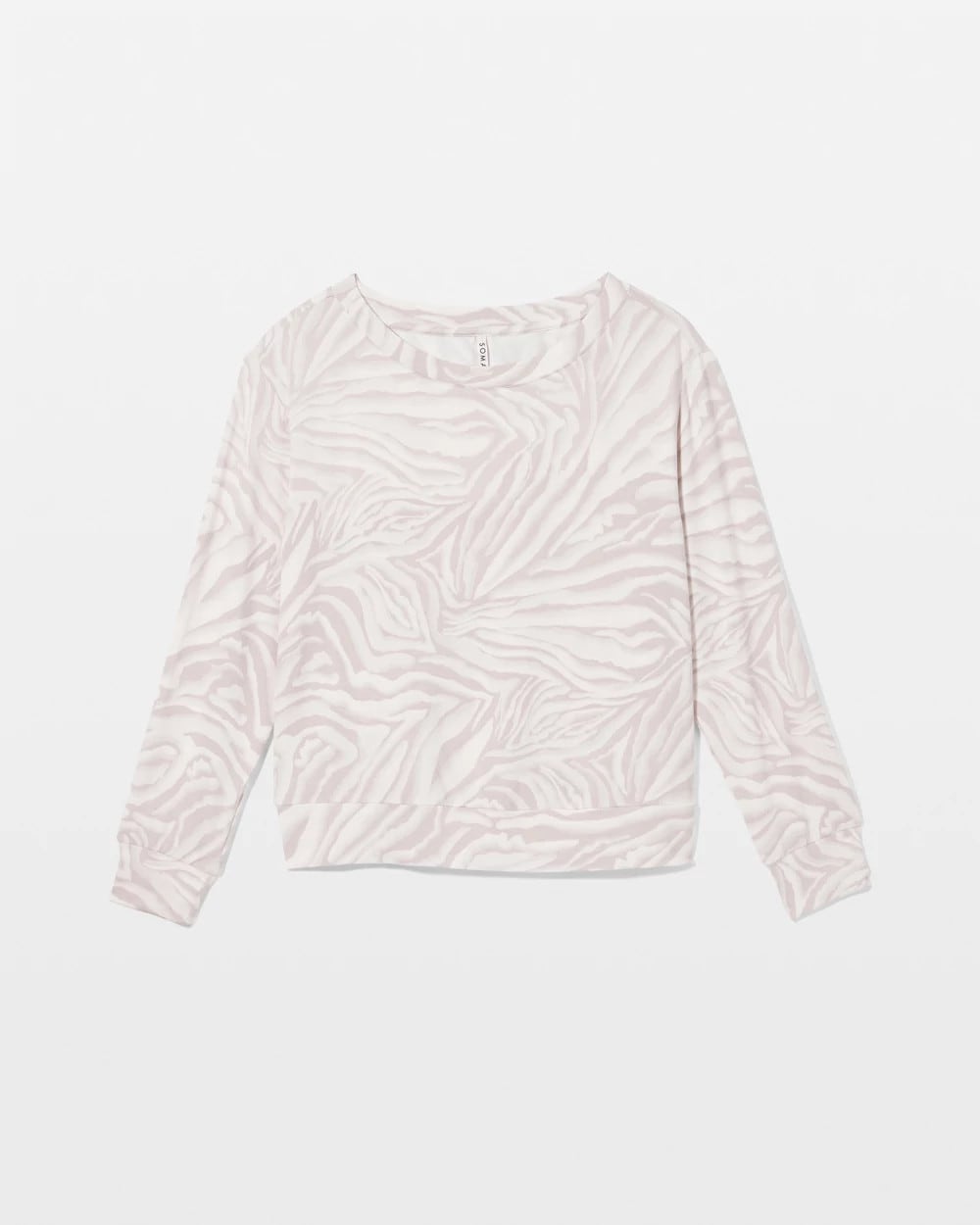 ZEBRA ZEN GRAY GLASS - Long-Sleeve Pajama Top | Soma