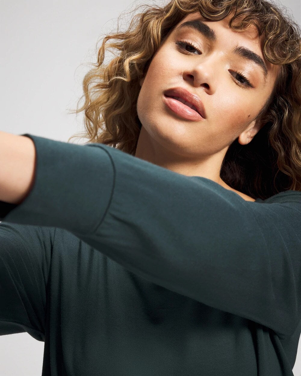 GREEN JOLIE - Long-Sleeve Pajama Top | Soma