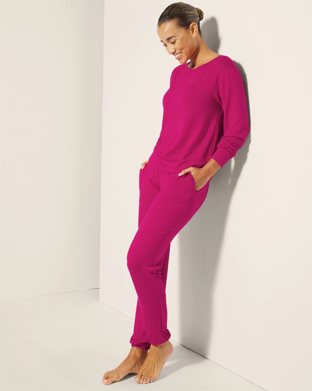 PINK COSMO - Long-Sleeve Pajama Top | Soma