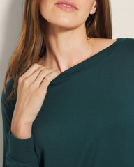 DEEP TEAL - Long-Sleeve Pajama Top | Soma