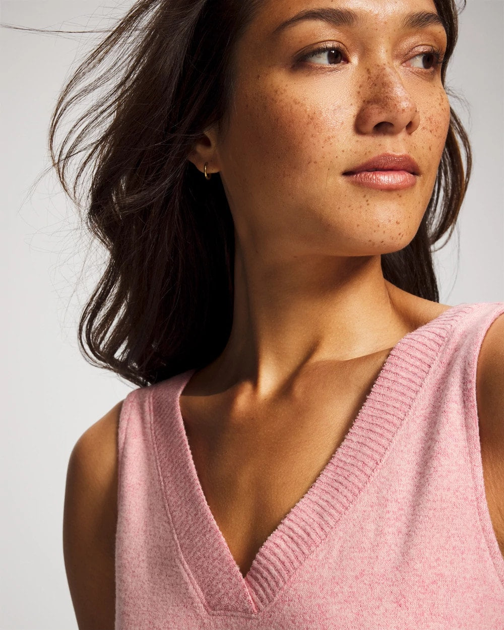 CAMEO PINK/DUSTY ROSE - V-Neck Pajama Tank | Soma