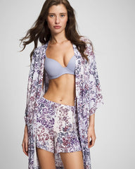 LACE HARMONY LILAC - Short Robe | Soma