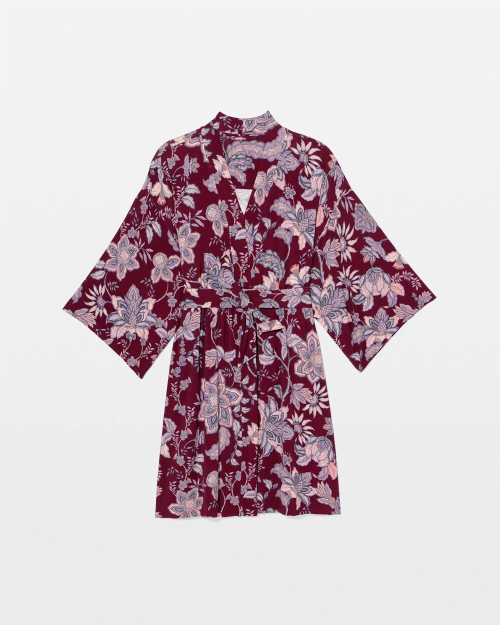 PAISLEY SPLENDOR PLUM - Short Robe | Soma