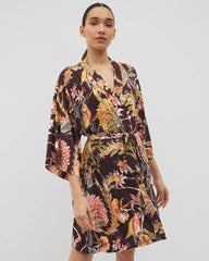 PARROT-DISO PLUME G PLUM - Short Robe | Soma