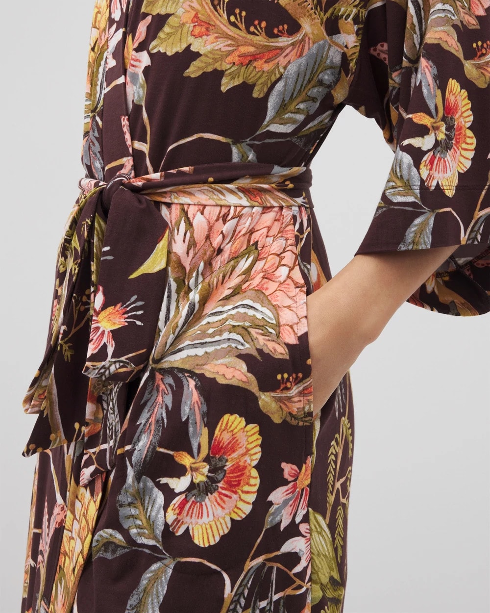 PARROT-DISO PLUME G PLUM - Short Robe | Soma