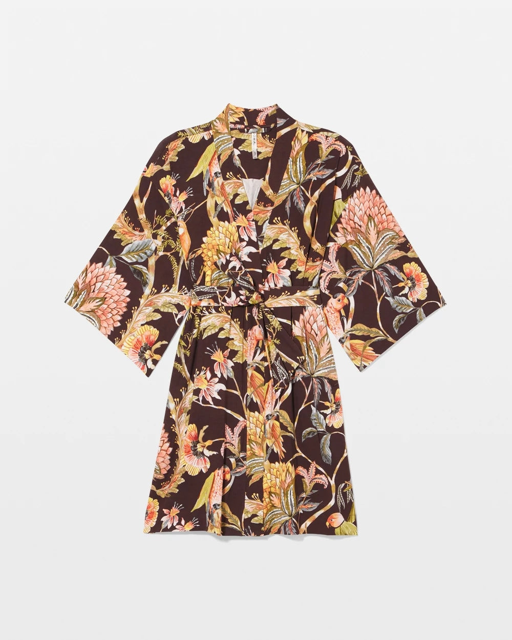 PARROT-DISO PLUME G PLUM - Short Robe | Soma