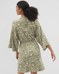 PALMTASTIC VETIVER/CHAMP - Short Robe | Soma