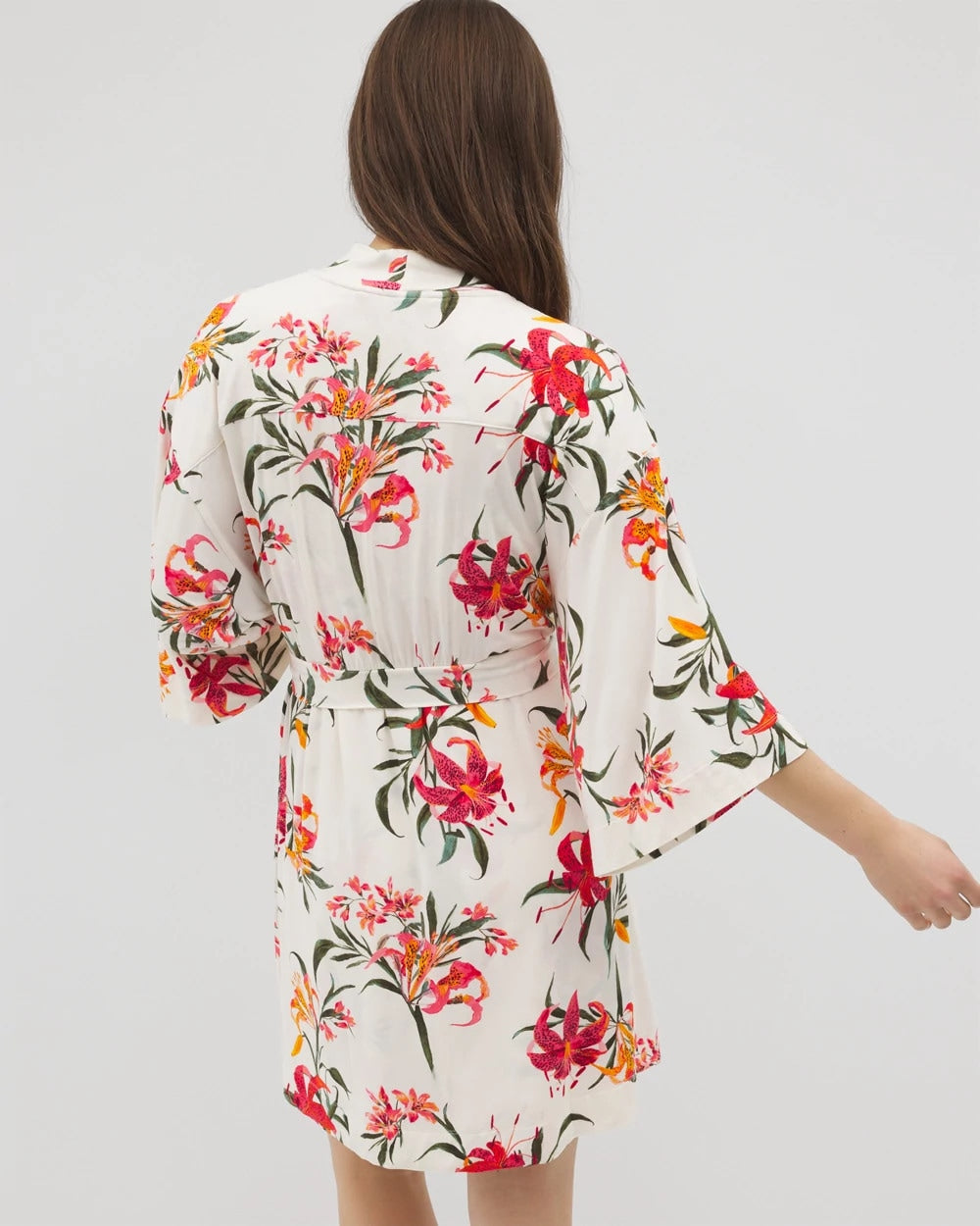 LE TIGRE FLORA CHAMPAGNE - Short Robe | Soma