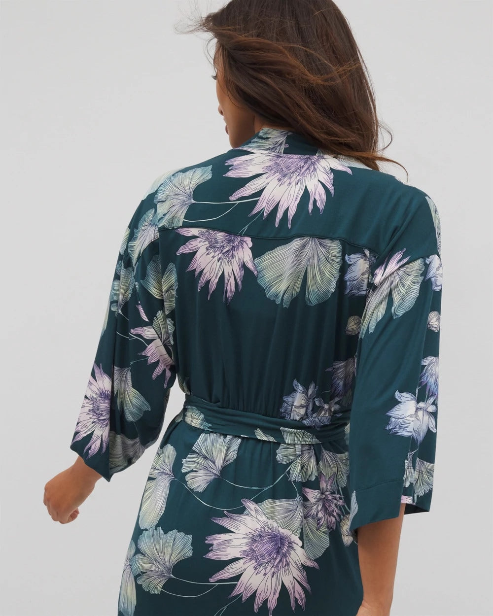 HAVEN BOTANICAL DARK SEA - Short Robe | Soma
