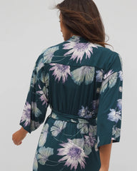 HAVEN BOTANICAL DARK SEA - Short Robe | Soma