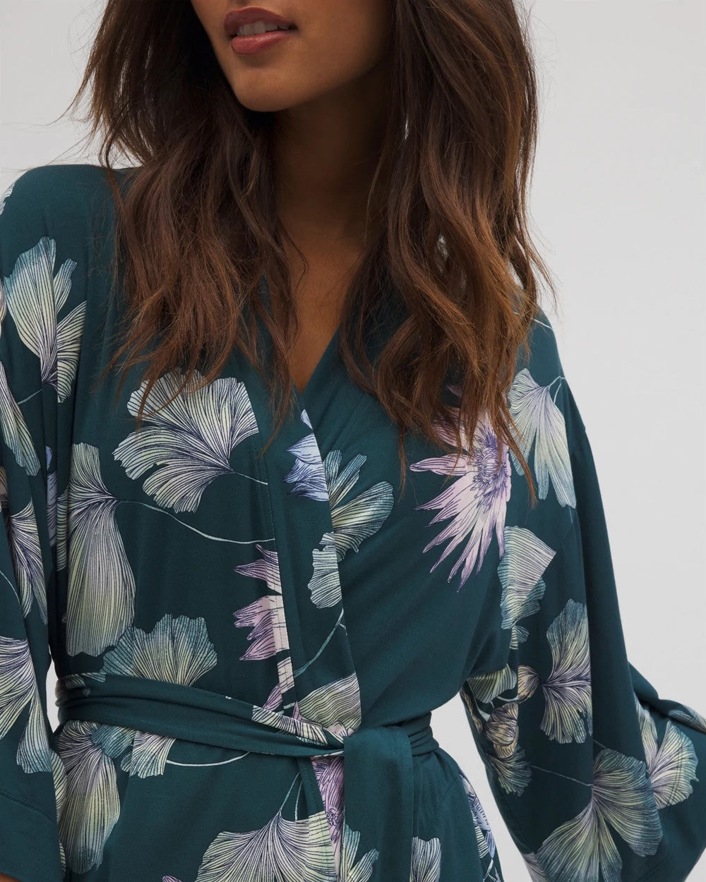 HAVEN BOTANICAL DARK SEA - Short Robe | Soma