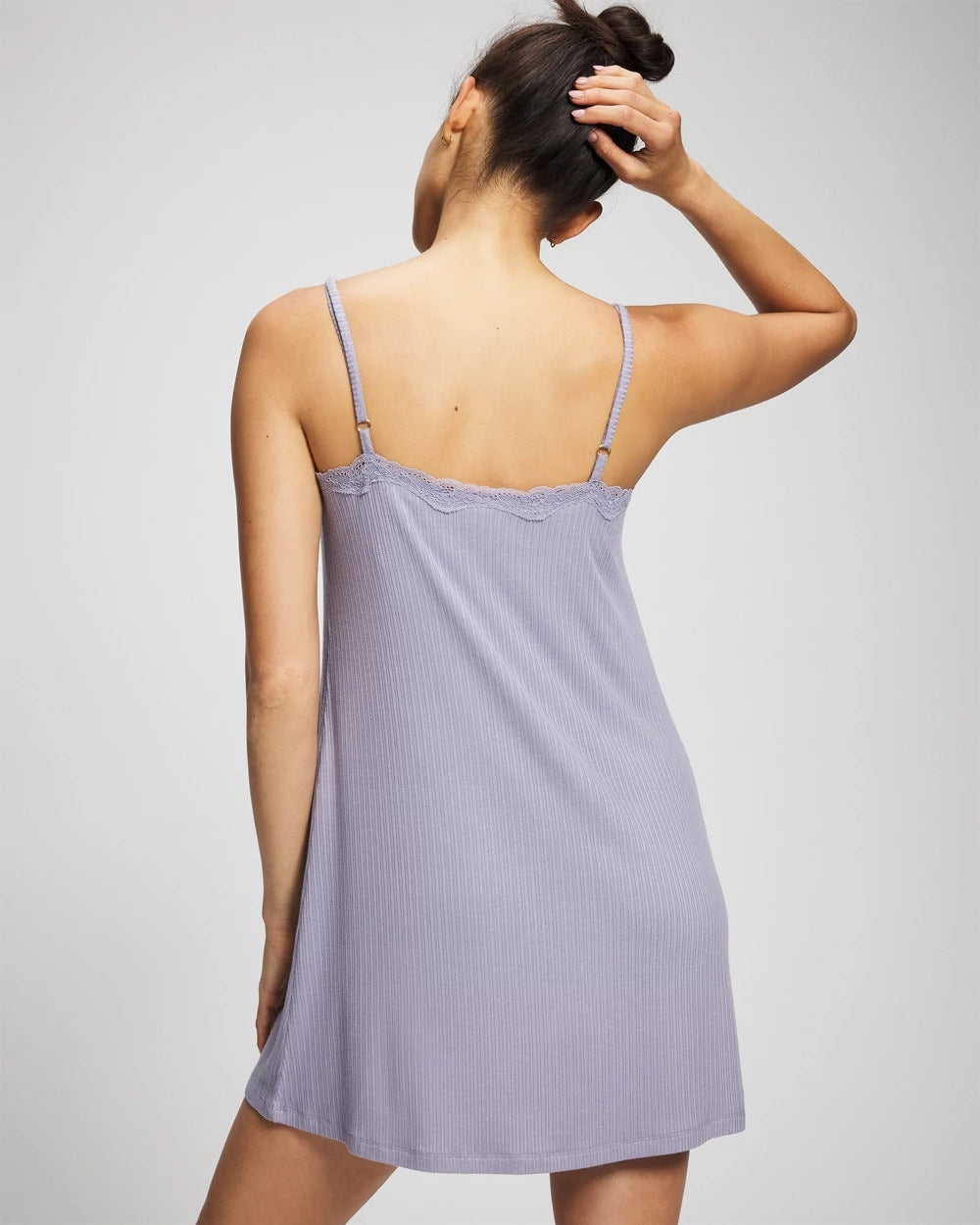 LAVENDER CLOUD - Pointelle Chemise | Soma