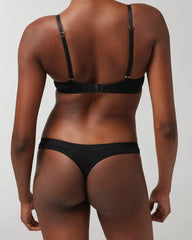 BLACK - Cotton Thong Panty | Soma