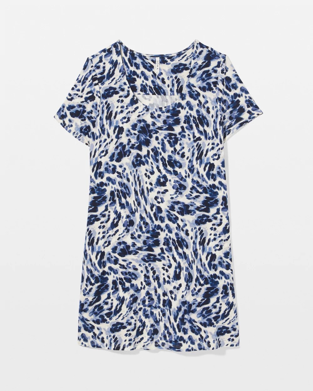 LOVELIEST LEOPARD PARCH M - Short Sleeve Scoop Neck Sleepshirt | Soma