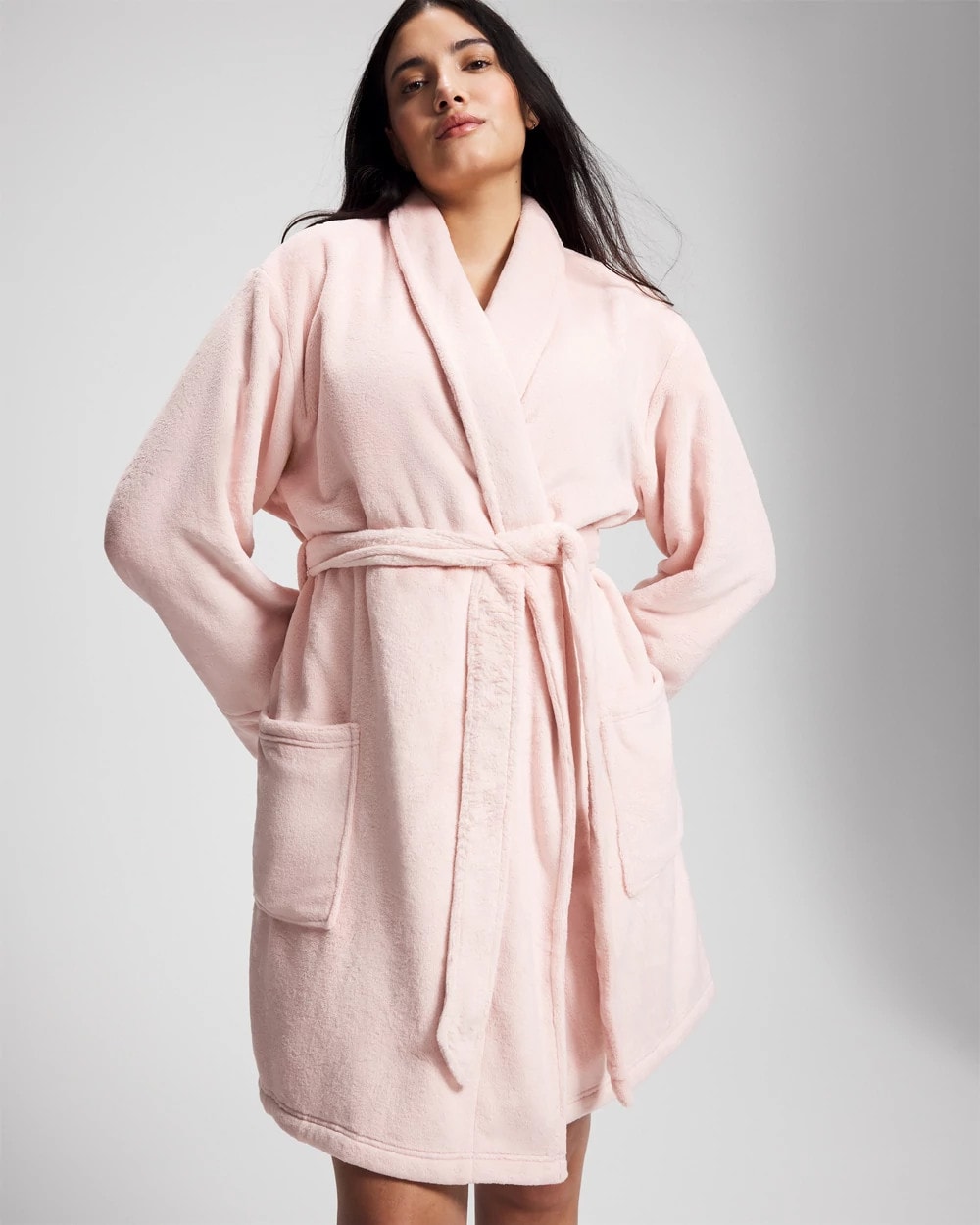 PRETTY PINK - Plush Short Robe | Soma