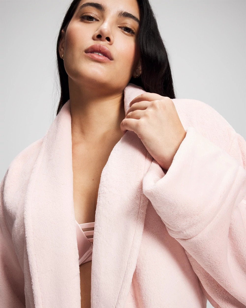 PRETTY PINK - Plush Short Robe | Soma