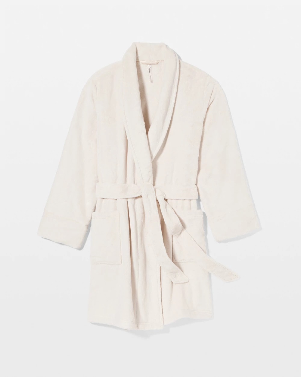 CHAMPAGNE DREAMS - Plush Short Robe | Soma