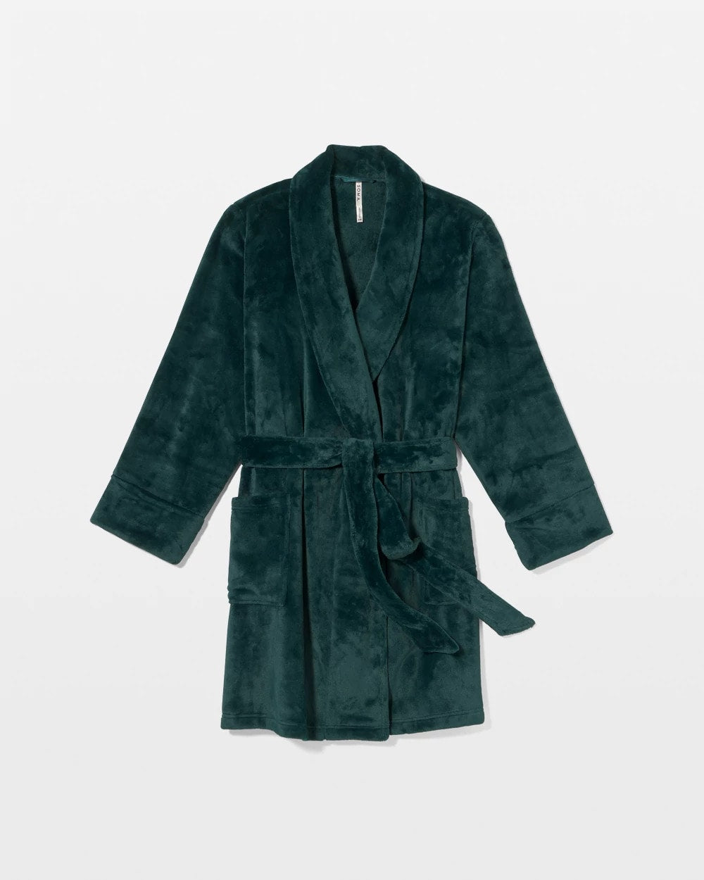 GREEN JOLIE - Plush Short Robe | Soma