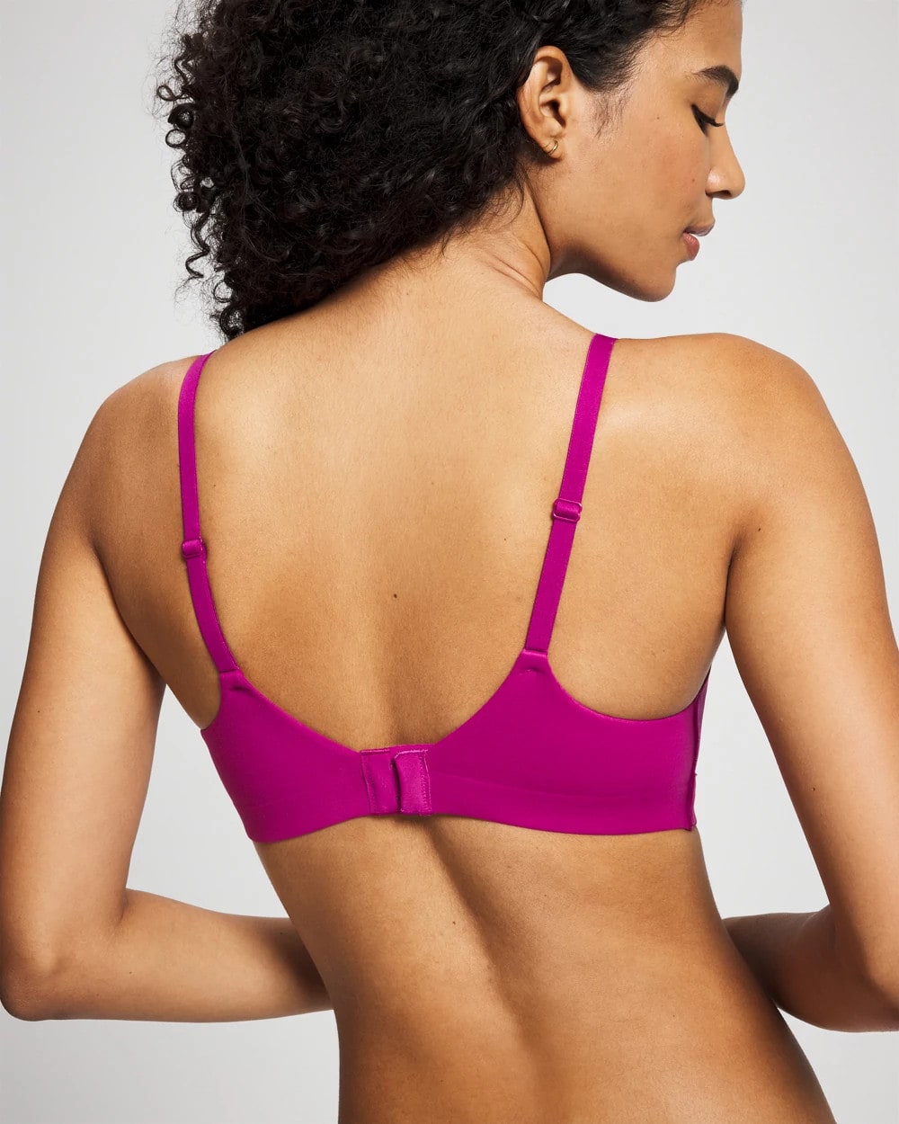 MAGENTA ORCHID - Wireless Bra with Lace | Soma