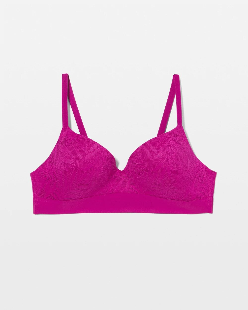 MAGENTA ORCHID - Wireless Bra with Lace | Soma