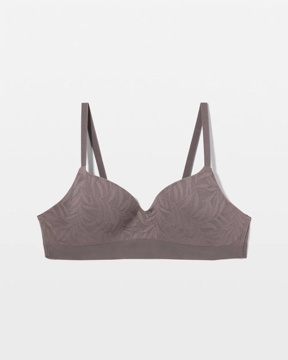 GRAY ABYSS - Wireless Bra with Lace | Soma