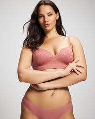CLAY ROSE - Wireless Bra with Lace | Soma