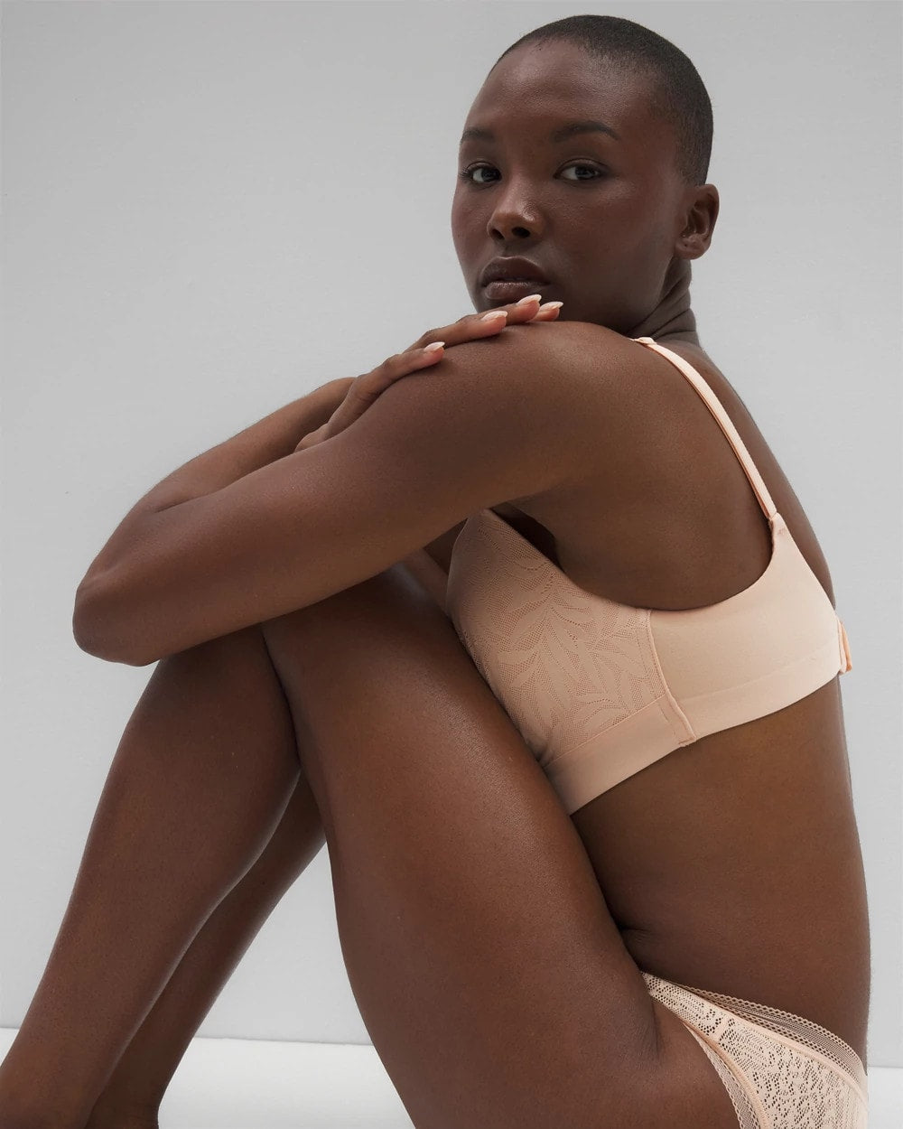 PEACH PARFAIT - Wireless Bra with Lace | Soma