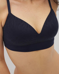 NIGHTFALL NAVY - Wireless Bra with Lace | Soma