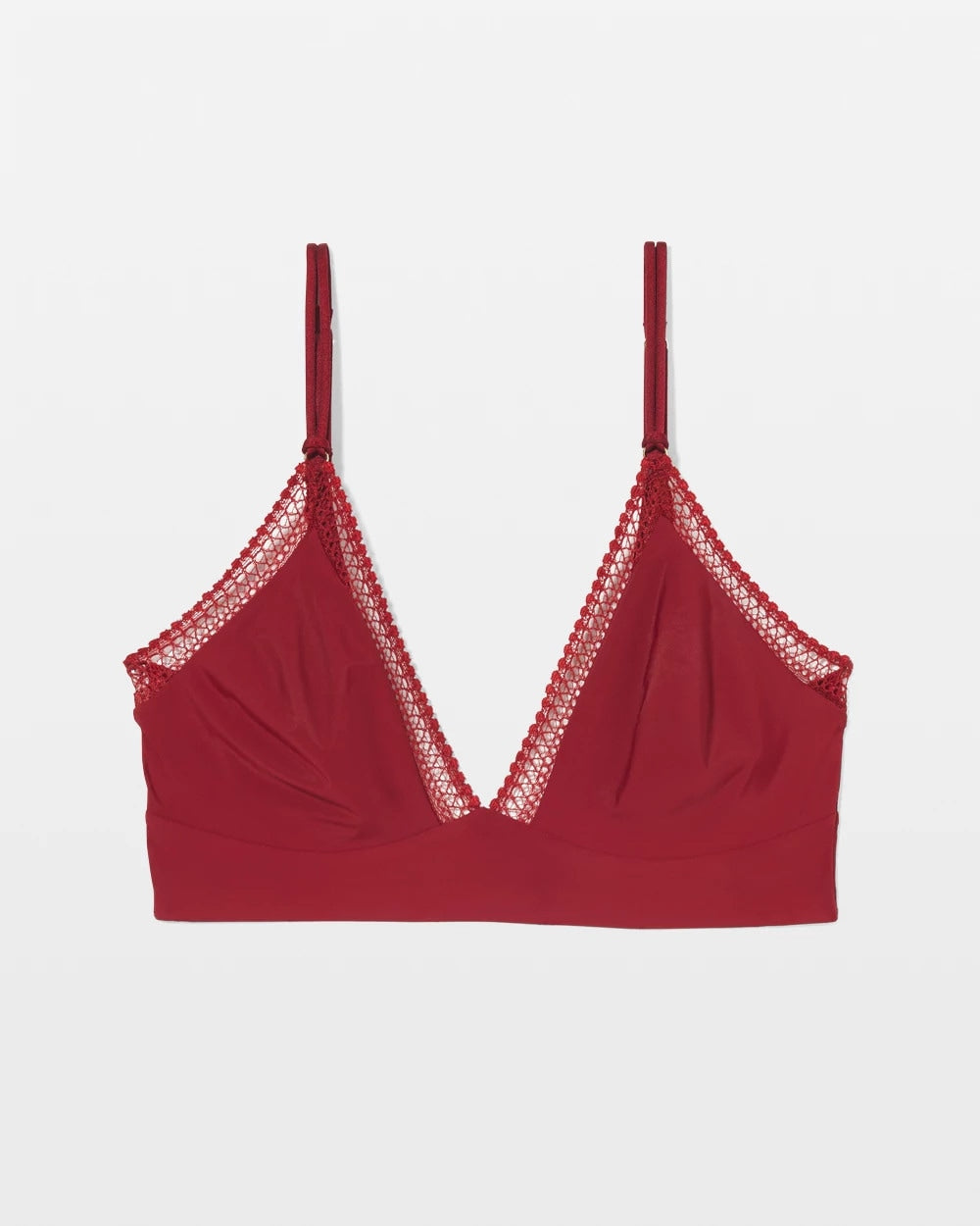 FIRST KISS - Geo Lace Trim Bralette | Soma