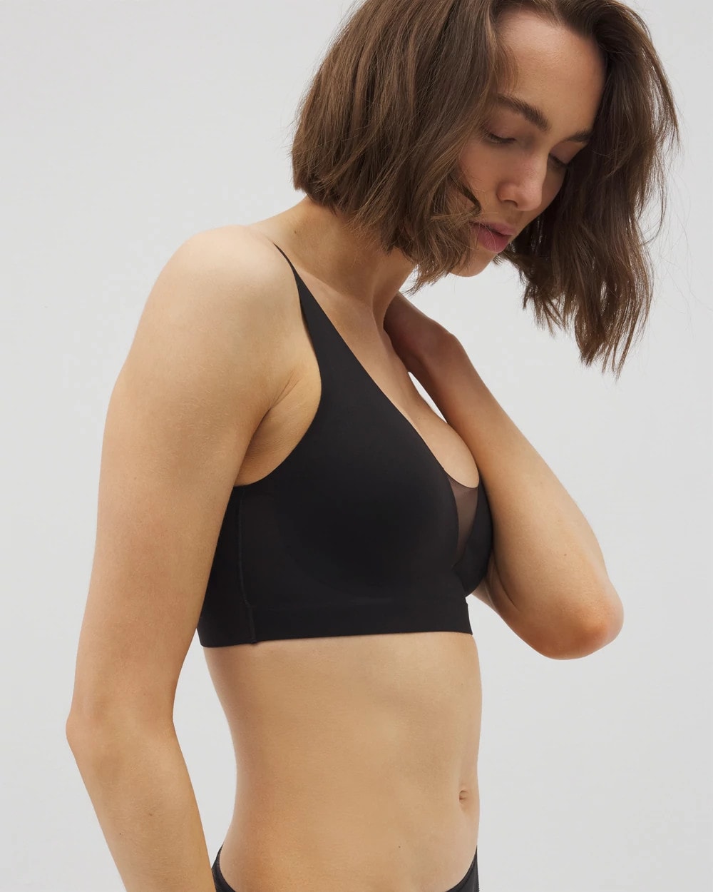 BLACK - Mesh Bralette | Soma