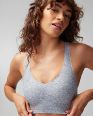 BLURRED GRAPHITE - Racerback Bralette | Soma