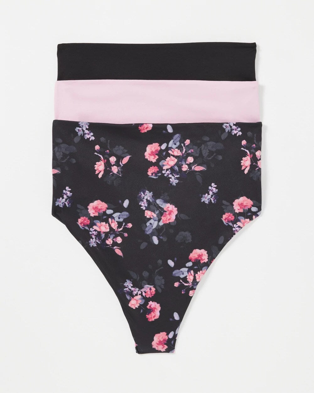 AMETHYST BLUSH MULTIPACK - High-Waist Thong Panty 3 Pack | Soma