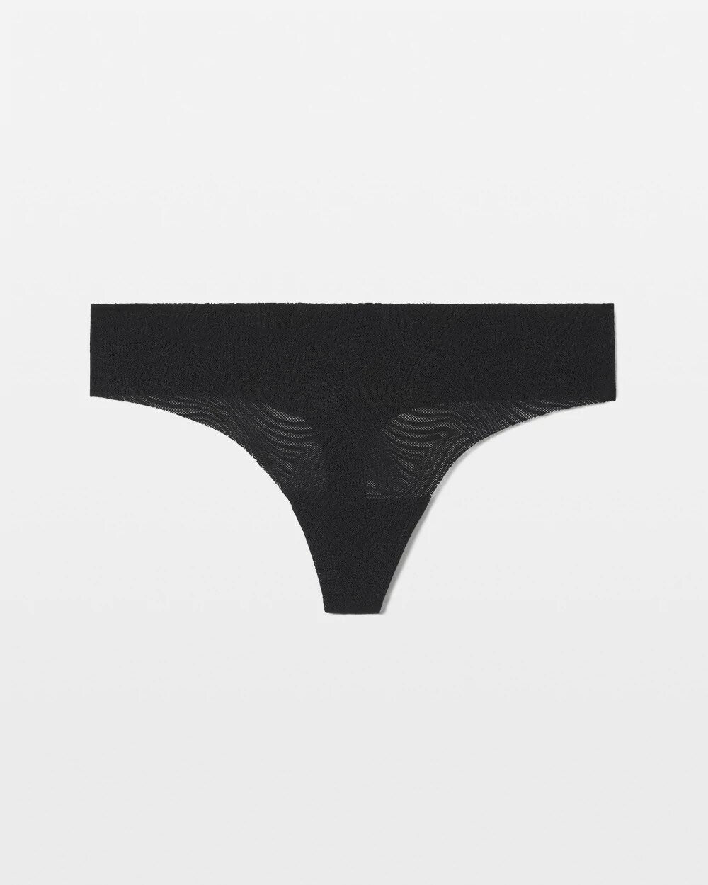BLACK - Thong Panty with Lace | Soma