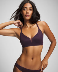 PLUM PERFECT - Mesh Adjustable Bralette | Soma